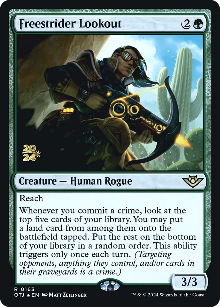 Freestrider Lookout — Outlaws of Thunder Junction Promos — Magic: The Gathering
