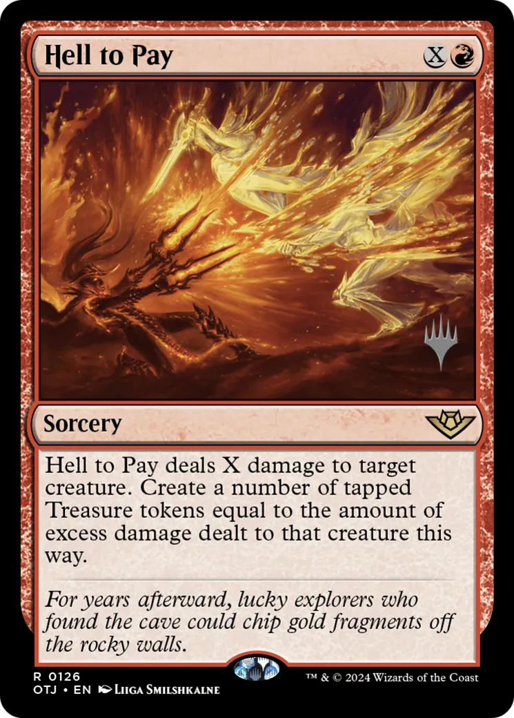 Hell to Pay — Outlaws of Thunder Junction Promos — Magic: The Gathering