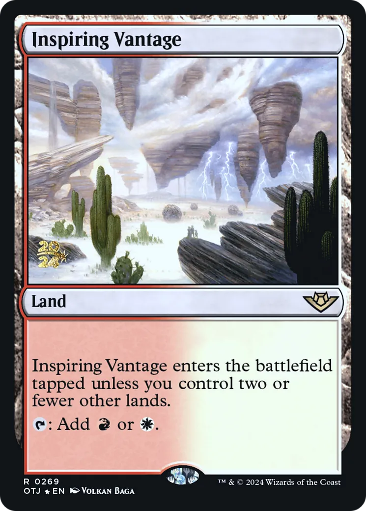Inspiring Vantage — Outlaws of Thunder Junction Promos — Magic: The Gathering