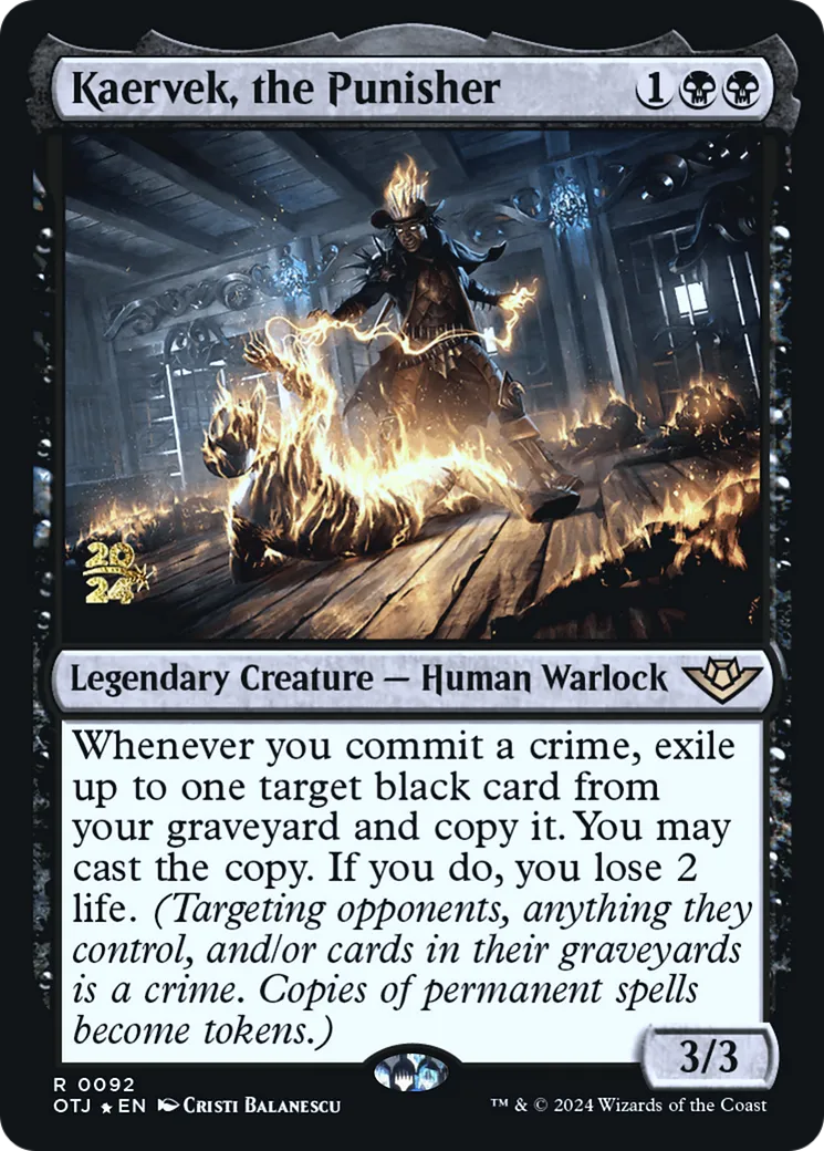 Kaervek, le châtieur — Outlaws of Thunder Junction Promos — Magic: The Gathering