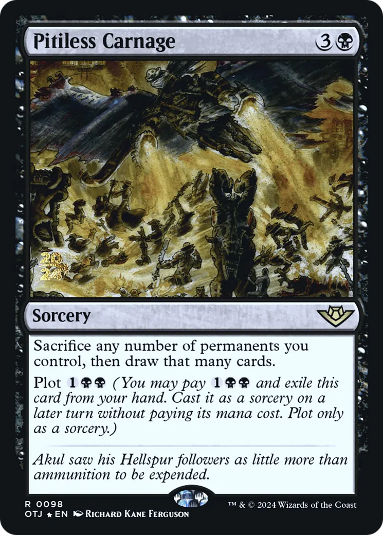 Carnage impitoyable — Outlaws of Thunder Junction Promos — Magic: The Gathering
