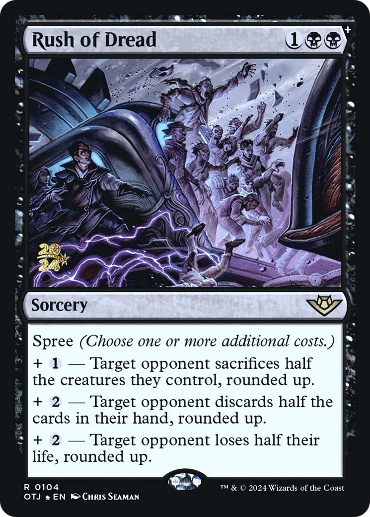 Ruée d'effroi — Outlaws of Thunder Junction Promos — Magic: The Gathering