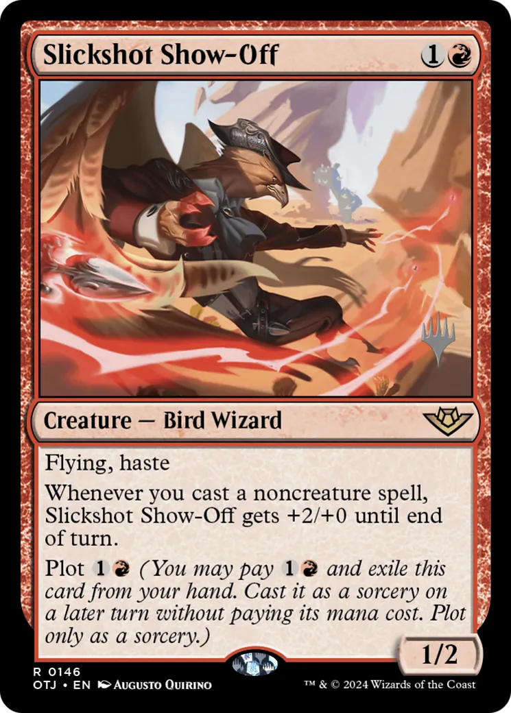 Slickshot Show-Off — Outlaws of Thunder Junction Promos — Magic: The Gathering