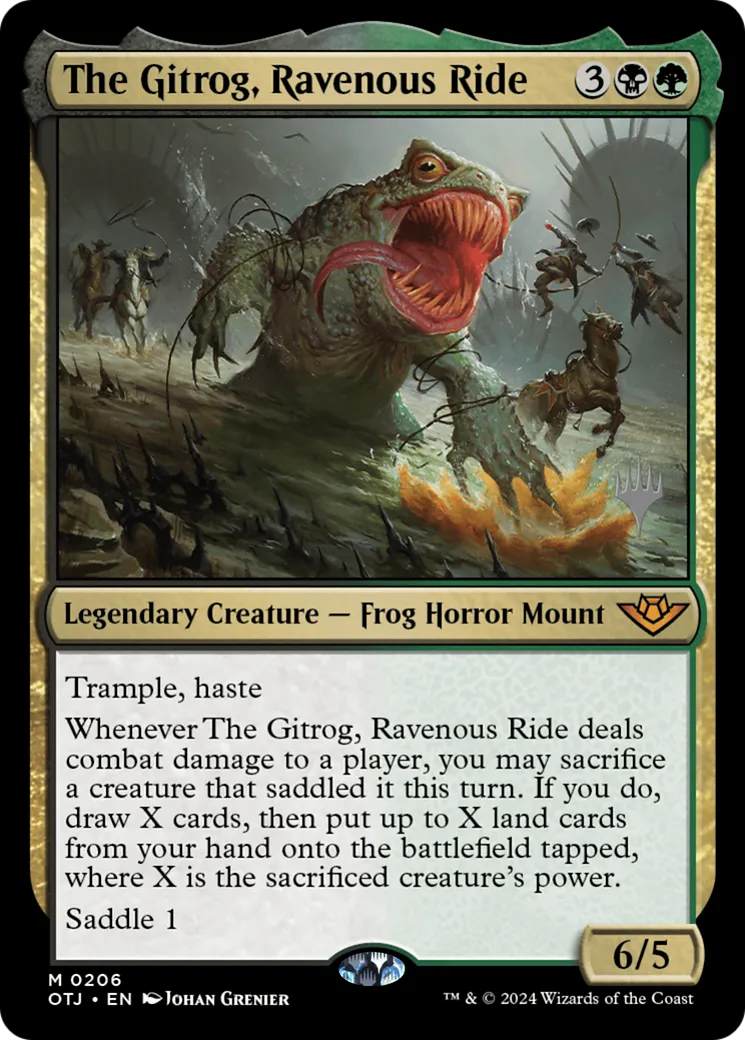 The Gitrog, Ravenous Ride — Outlaws of Thunder Junction Promos — Magic: The Gathering