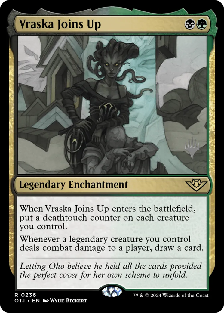 Vraska Joins Up — Outlaws of Thunder Junction Promos — Magic: The Gathering