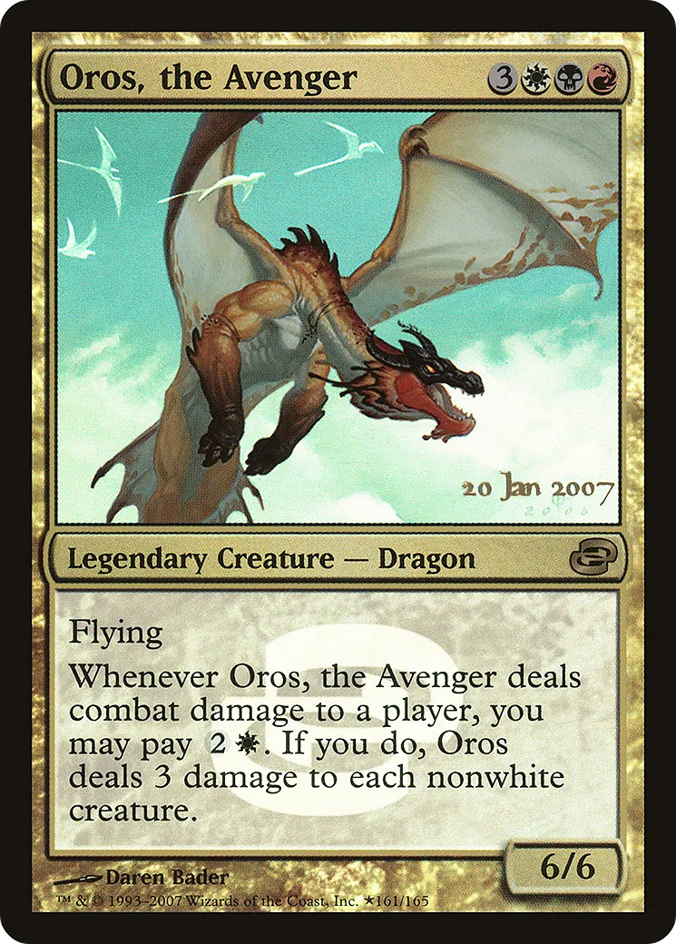 Oros, the Avenger — Planar Chaos Promos — Magic: The Gathering