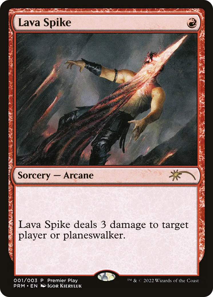 Pointe de lave — Pro Tour Promos — Magic: The Gathering