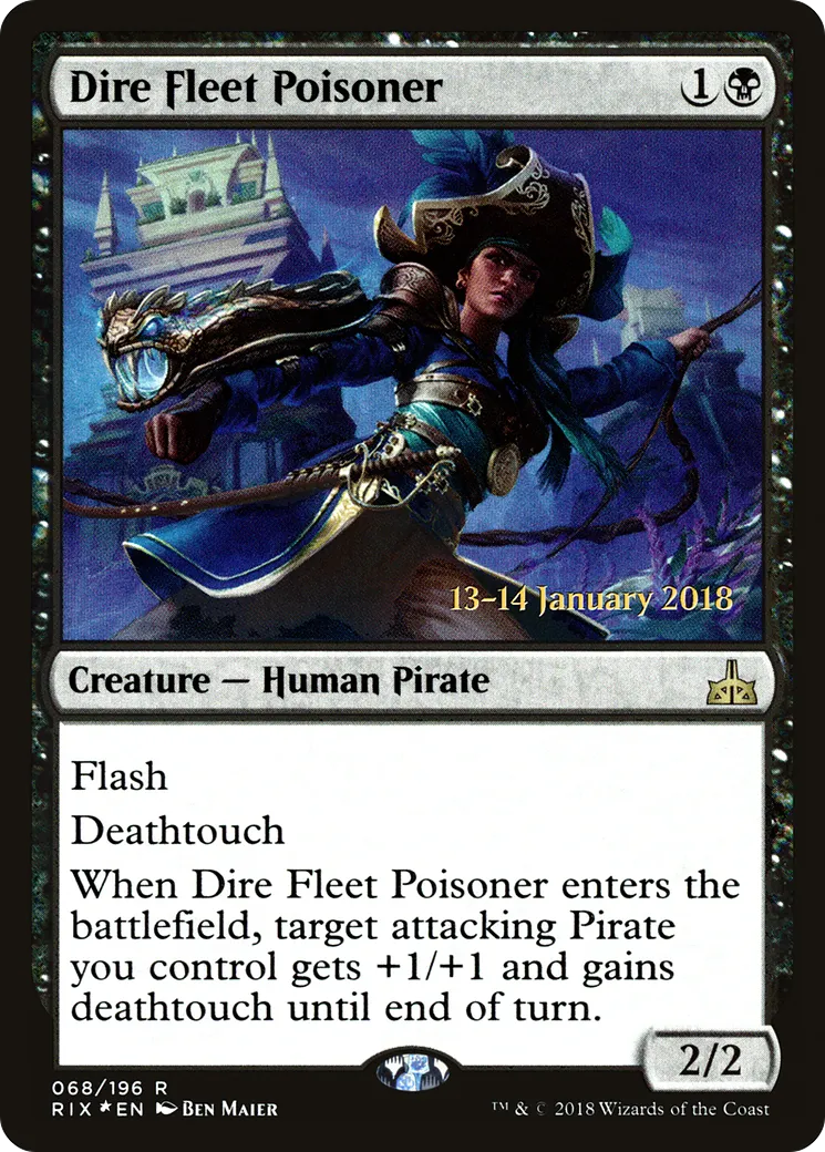 Empoisonneuse de la Flotte implacable — Rivals of Ixalan Promos — Magic: The Gathering