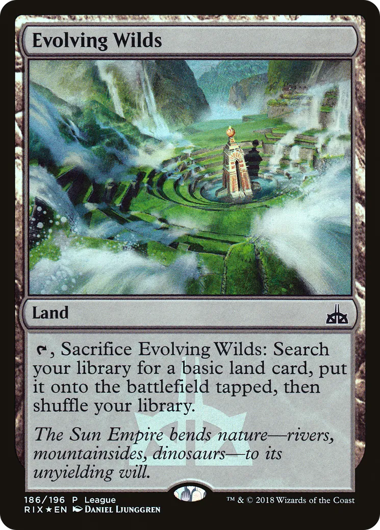 Evolving Wilds — Rivals of Ixalan Promos — Magic: The Gathering