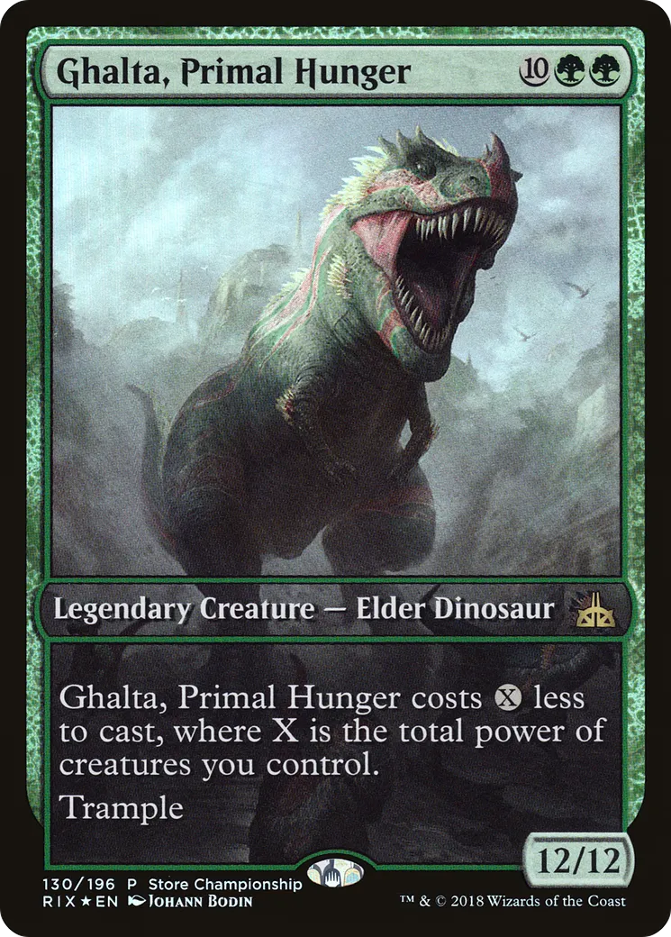 Ghalta, Primal Hunger — Rivals of Ixalan Promos — Magic: The Gathering