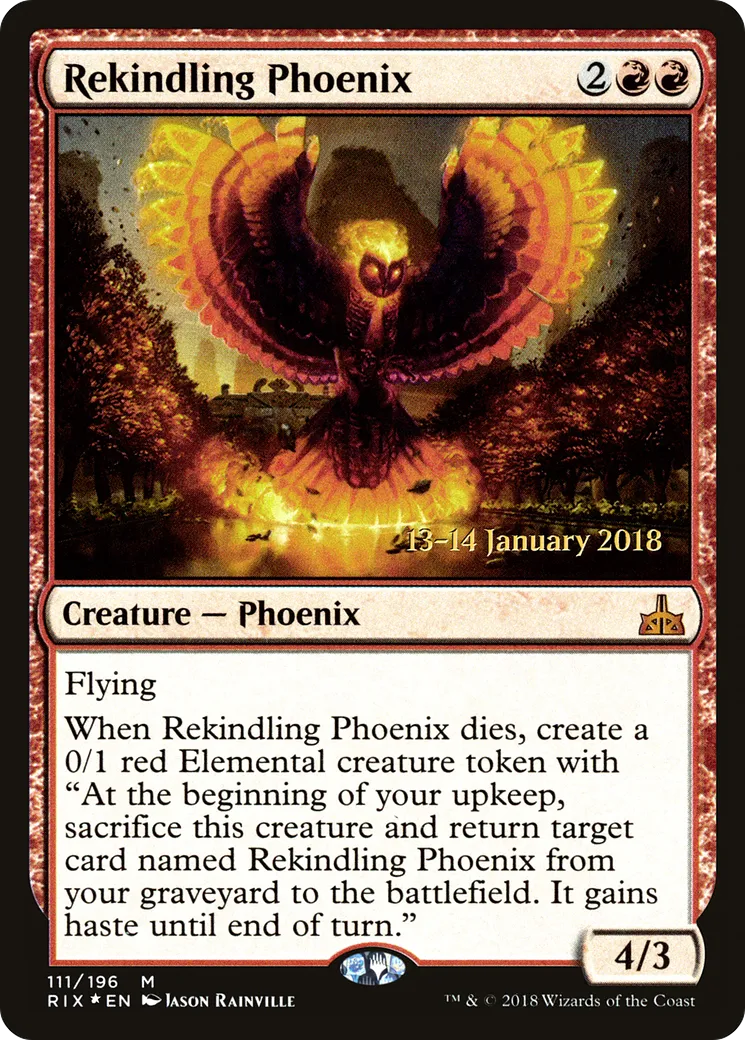 Phénix ravivé — Rivals of Ixalan Promos — Magic: The Gathering