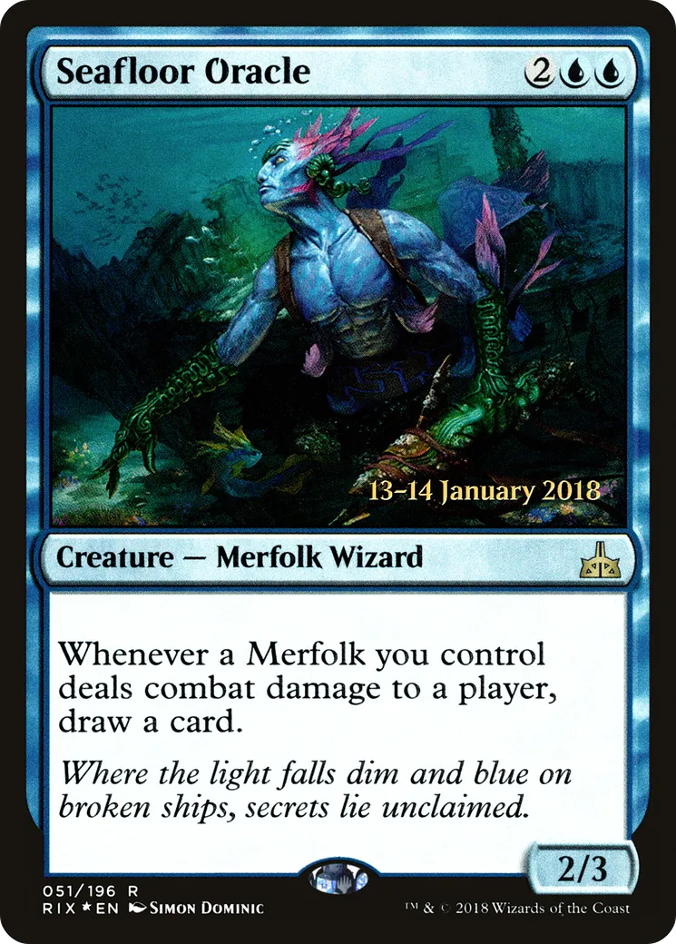 Seafloor Oracle — Rivals of Ixalan Promos — Magic: The Gathering