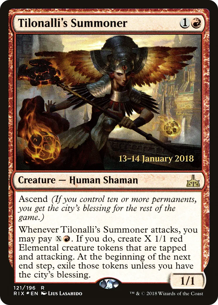 Invocatrice de Tilonalli — Rivals of Ixalan Promos — Magic: The Gathering