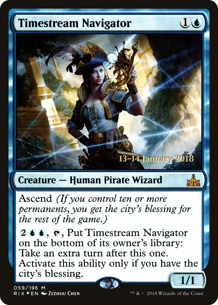 Timestream Navigator from Rivals of Ixalan Promos - Magic: The Gathering