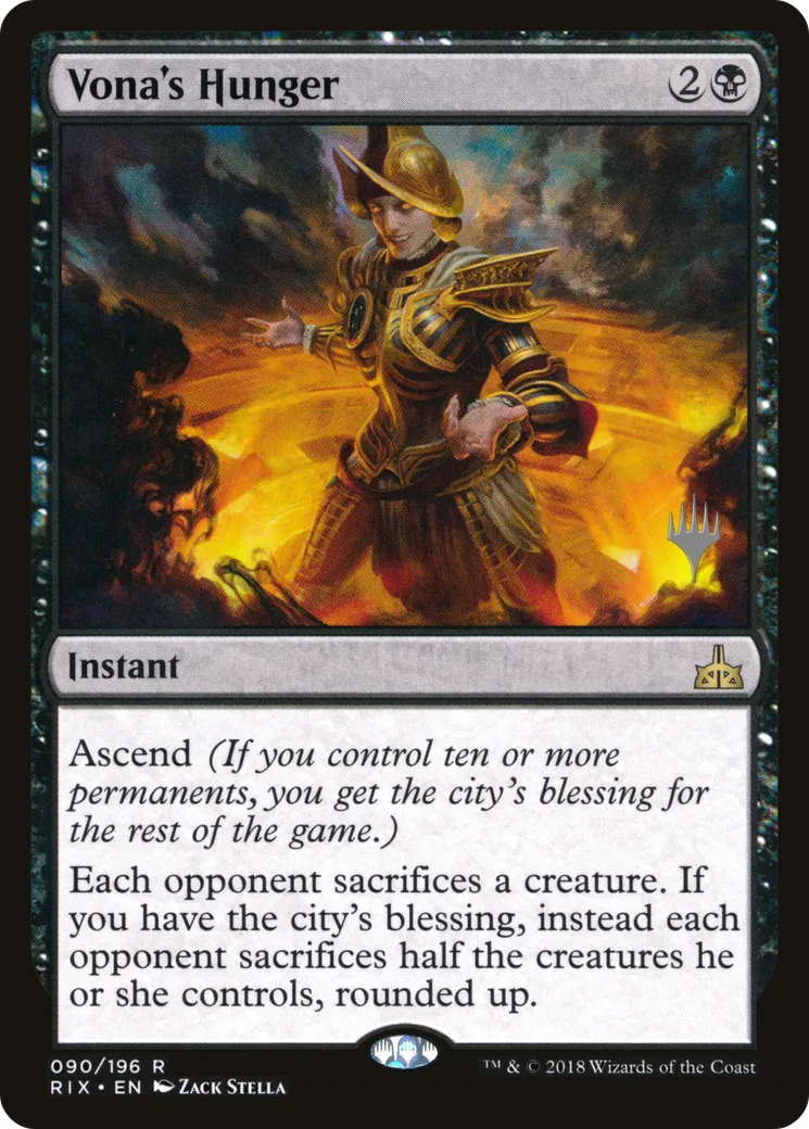 Vona's Hunger — Rivals of Ixalan Promos — Magic: The Gathering