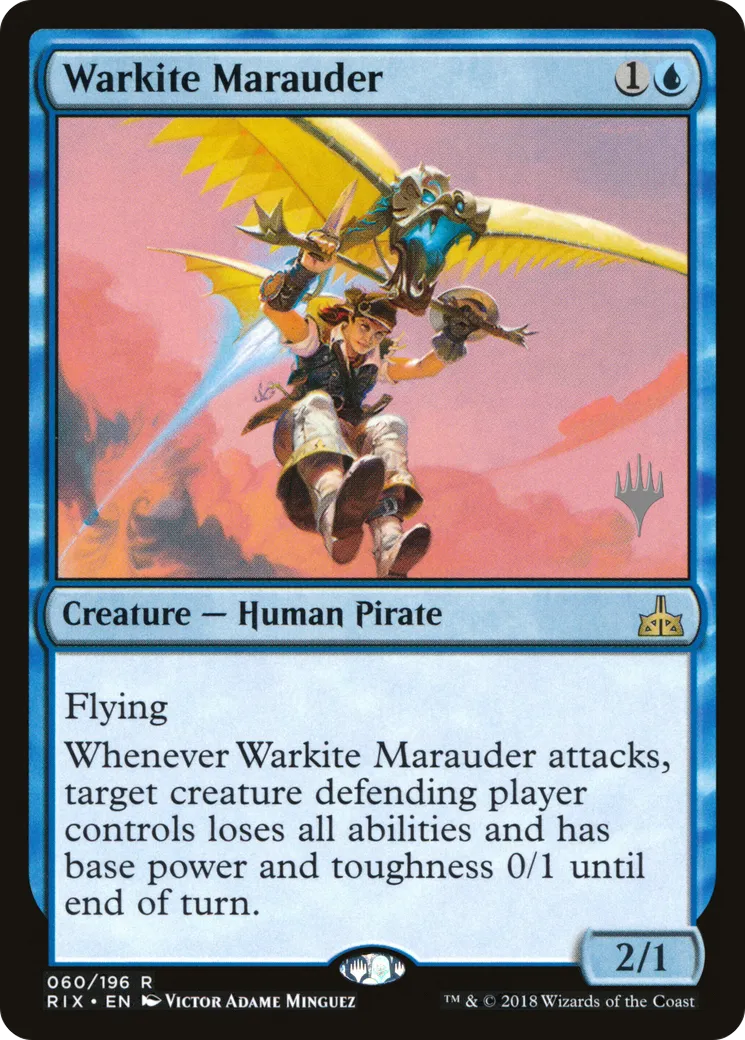 Warkite Marauder — Rivals of Ixalan Promos — Magic: The Gathering