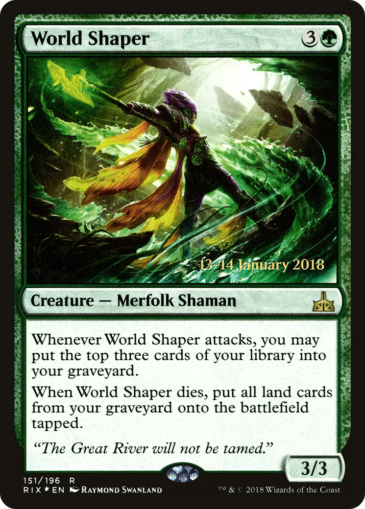 World Shaper — Rivals of Ixalan Promos — Magic: The Gathering