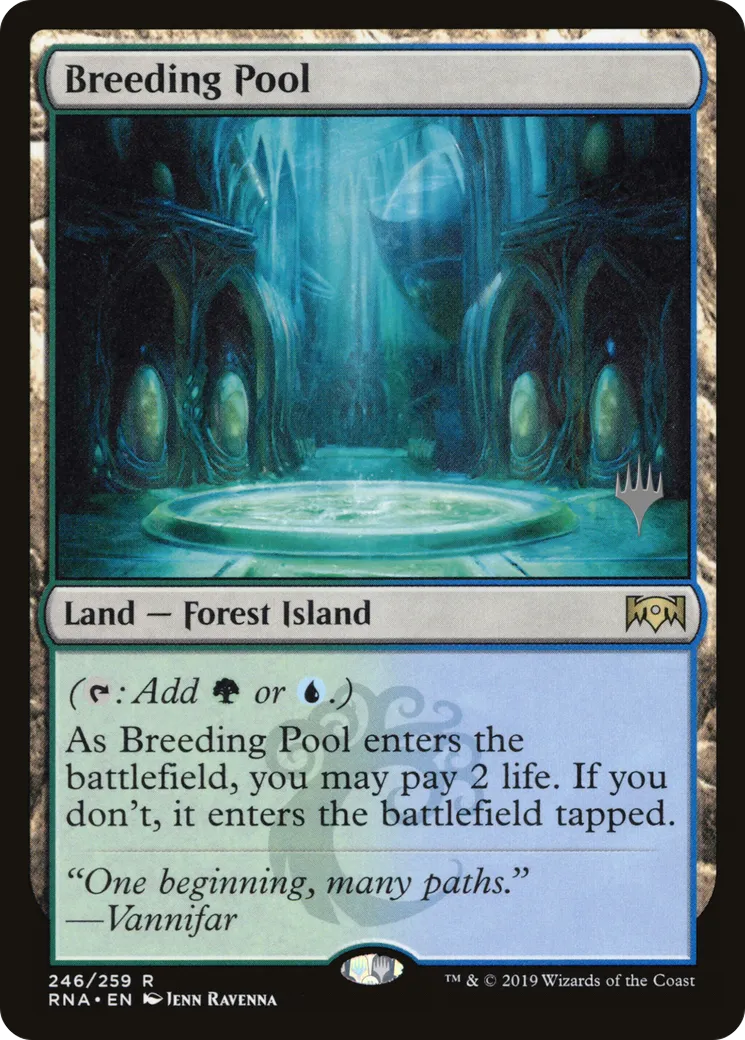 Breeding Pool — Ravnica Allegiance Promos — Magic: The Gathering