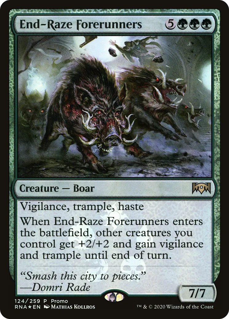 End-Raze Forerunners — Ravnica Allegiance Promos — Magic: The Gathering