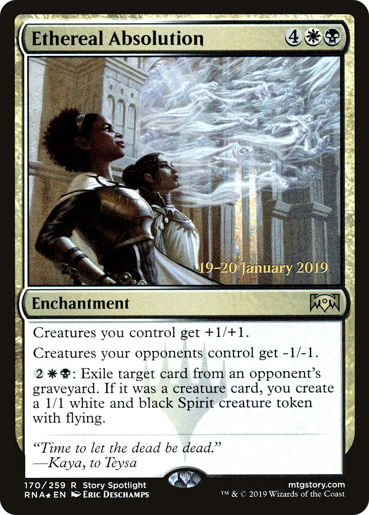 Ethereal Absolution — Ravnica Allegiance Promos — Magic: The Gathering