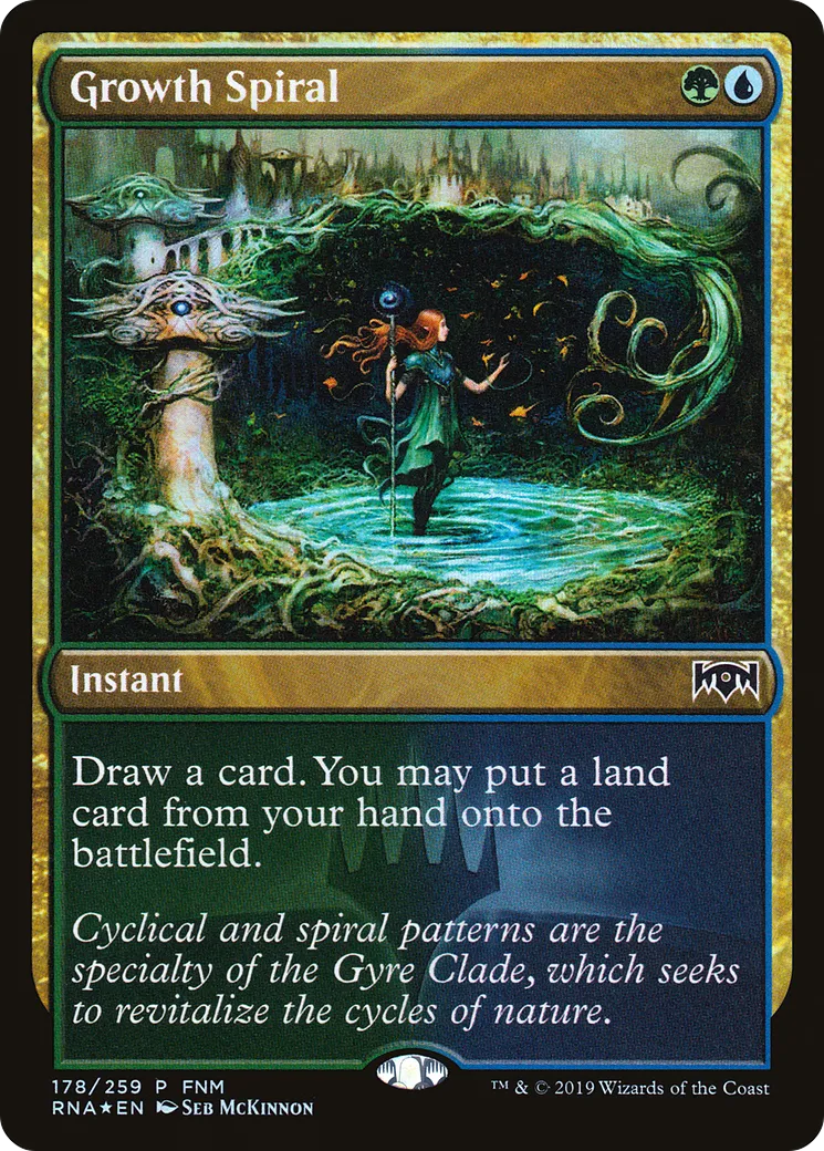 Growth Spiral — Ravnica Allegiance Promos — Magic: The Gathering