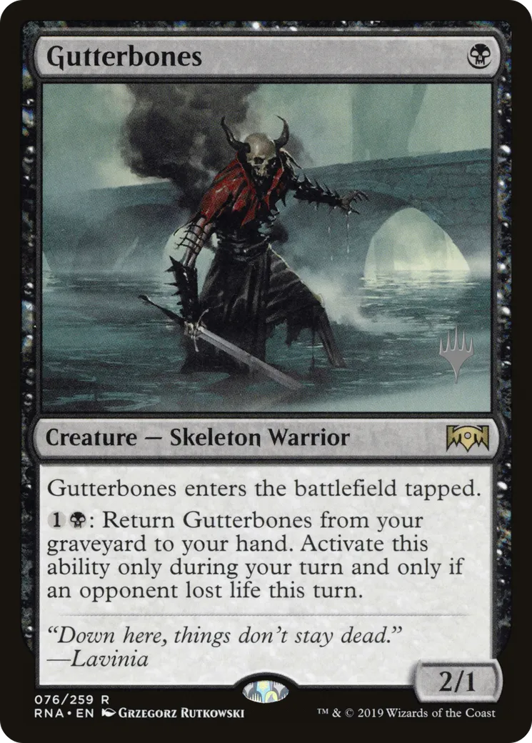 Gutterbones — Ravnica Allegiance Promos — Magic: The Gathering
