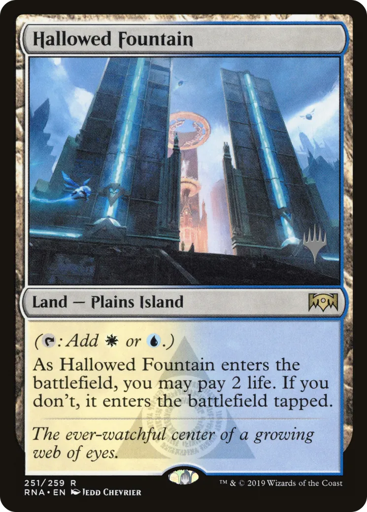 Hallowed Fountain — Ravnica Allegiance Promos — Magic: The Gathering