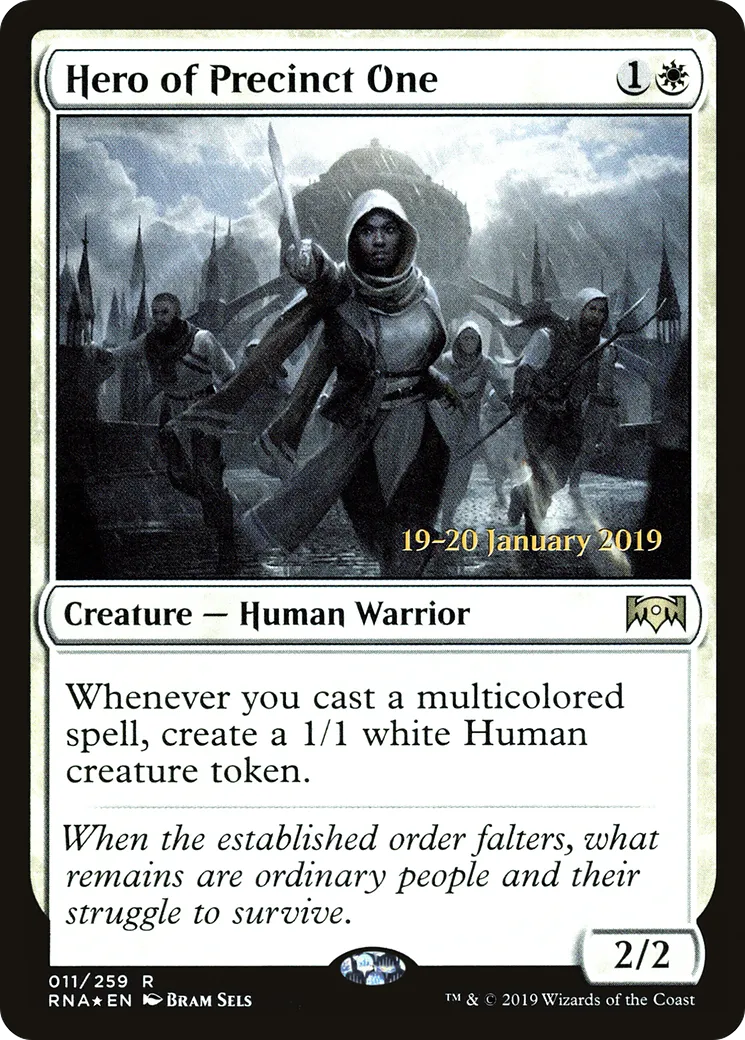 Hero of Precinct One — Ravnica Allegiance Promos — Magic: The Gathering