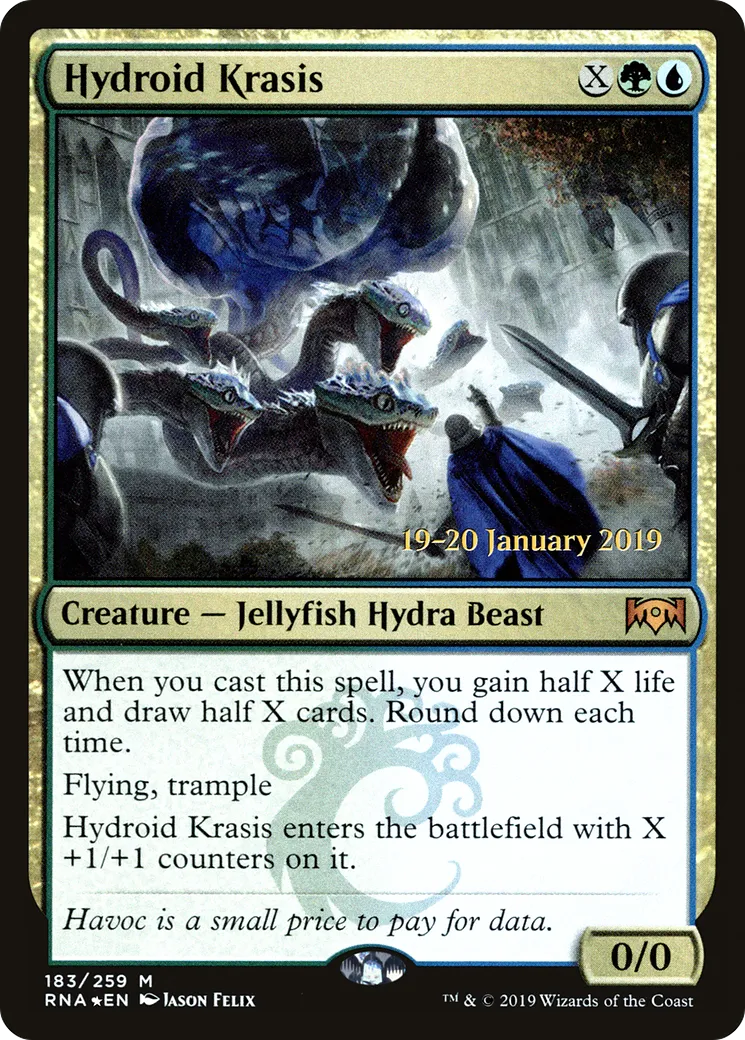 Hydroid Krasis — Ravnica Allegiance Promos — Magic: The Gathering
