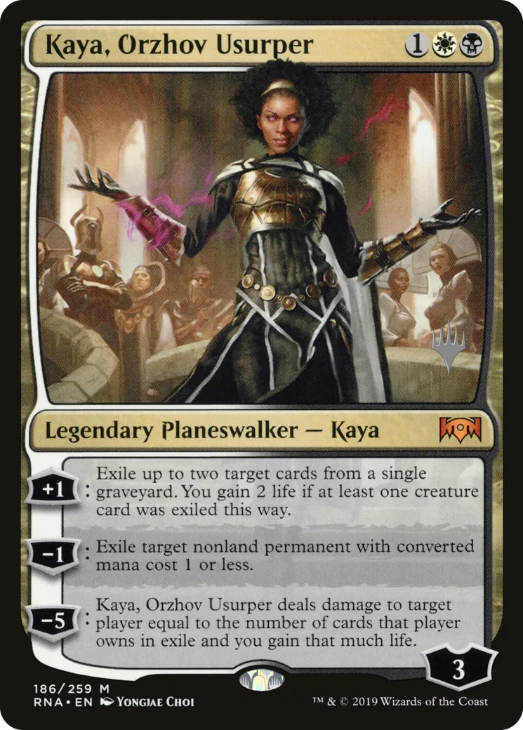 Kaya, Orzhov Usurper — Ravnica Allegiance Promos — Magic: The Gathering