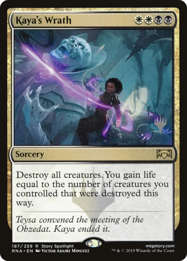 Kaya's Wrath — Ravnica Allegiance Promos — Magic: The Gathering