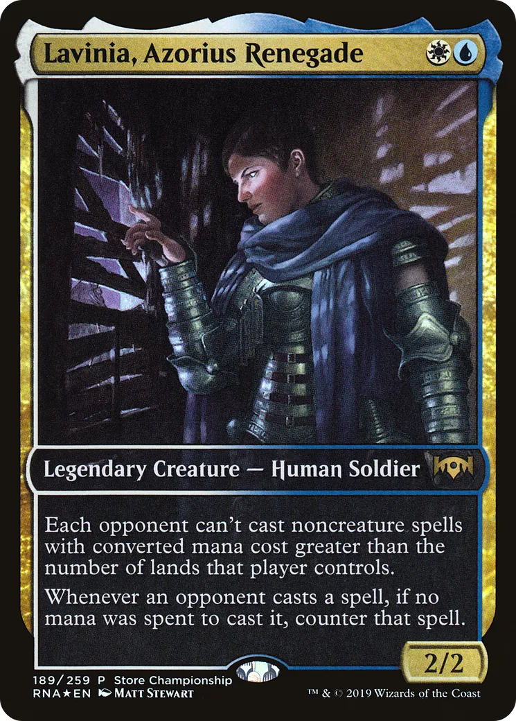 Lavinia, renégate d'Azorius — Ravnica Allegiance Promos — Magic: The Gathering