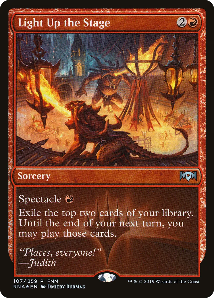 Light Up the Stage — Ravnica Allegiance Promos — Magic: The Gathering