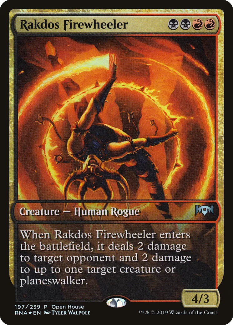 Acrobate de feu de Rakdos — Ravnica Allegiance Promos — Magic: The Gathering