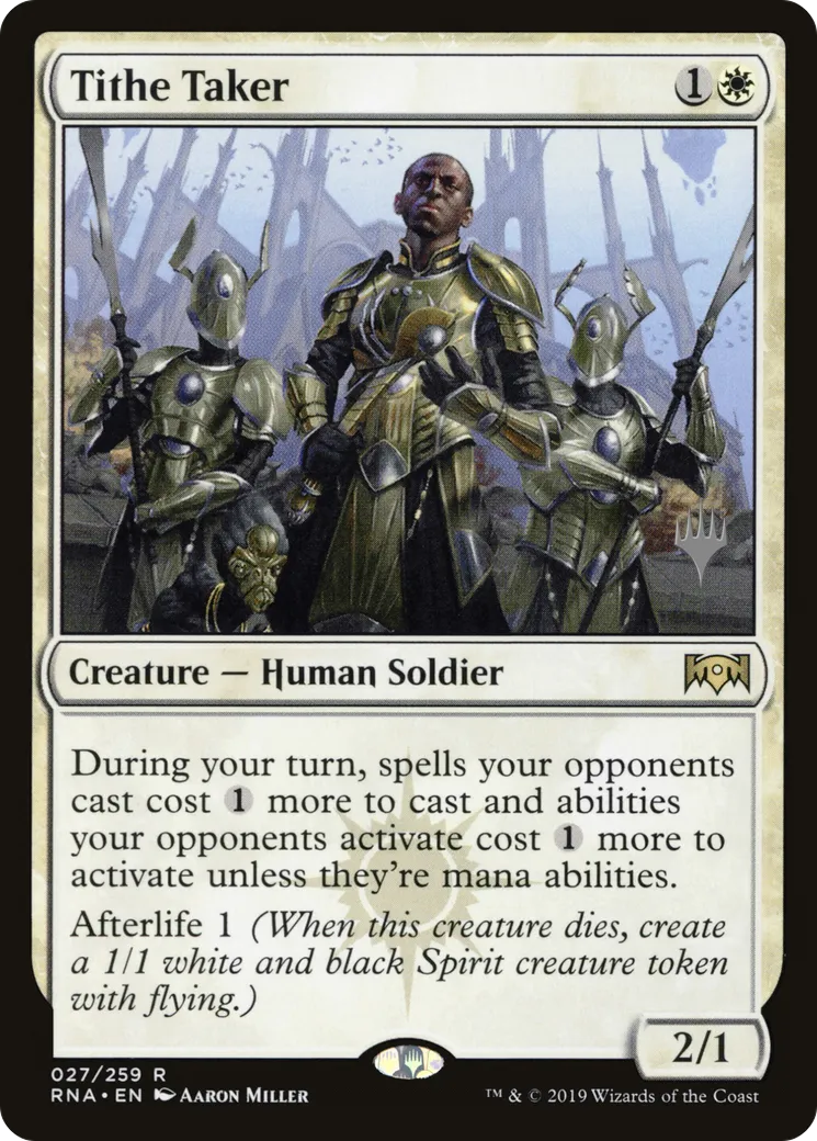 Percepteur de dîme from Ravnica Allegiance Promos - Magic: The Gathering