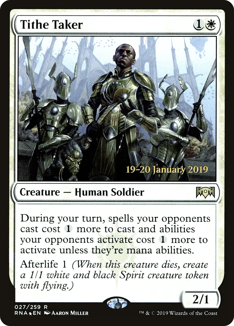 Tithe Taker — Ravnica Allegiance Promos — Magic: The Gathering