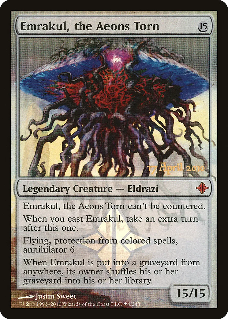 Emrakul, Déchirure des Éons — Rise of the Eldrazi Promos — Magic: The Gathering