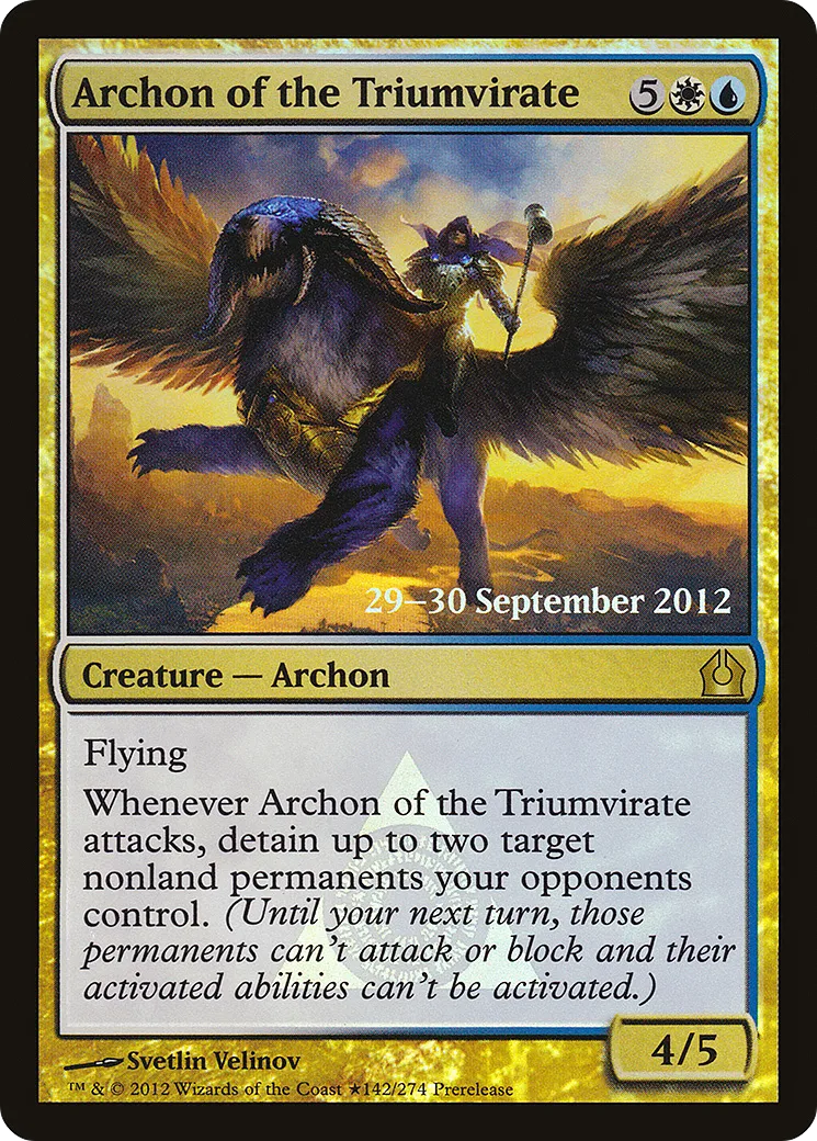 Archonte du Triumvirat — Return to Ravnica Promos — Magic: The Gathering