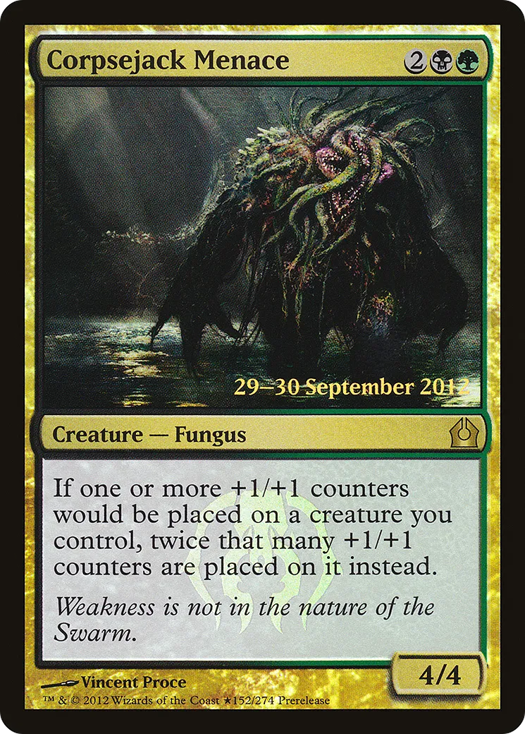 Corpsejack Menace — Return to Ravnica Promos — Magic: The Gathering
