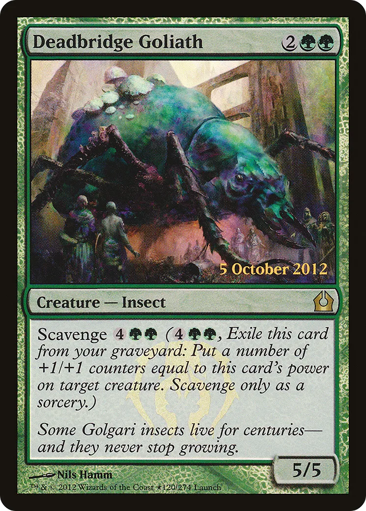 Deadbridge Goliath — Return to Ravnica Promos — Magic: The Gathering