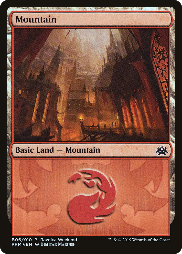 Mountain — RNA Ravnica Weekend — Magic: The Gathering
