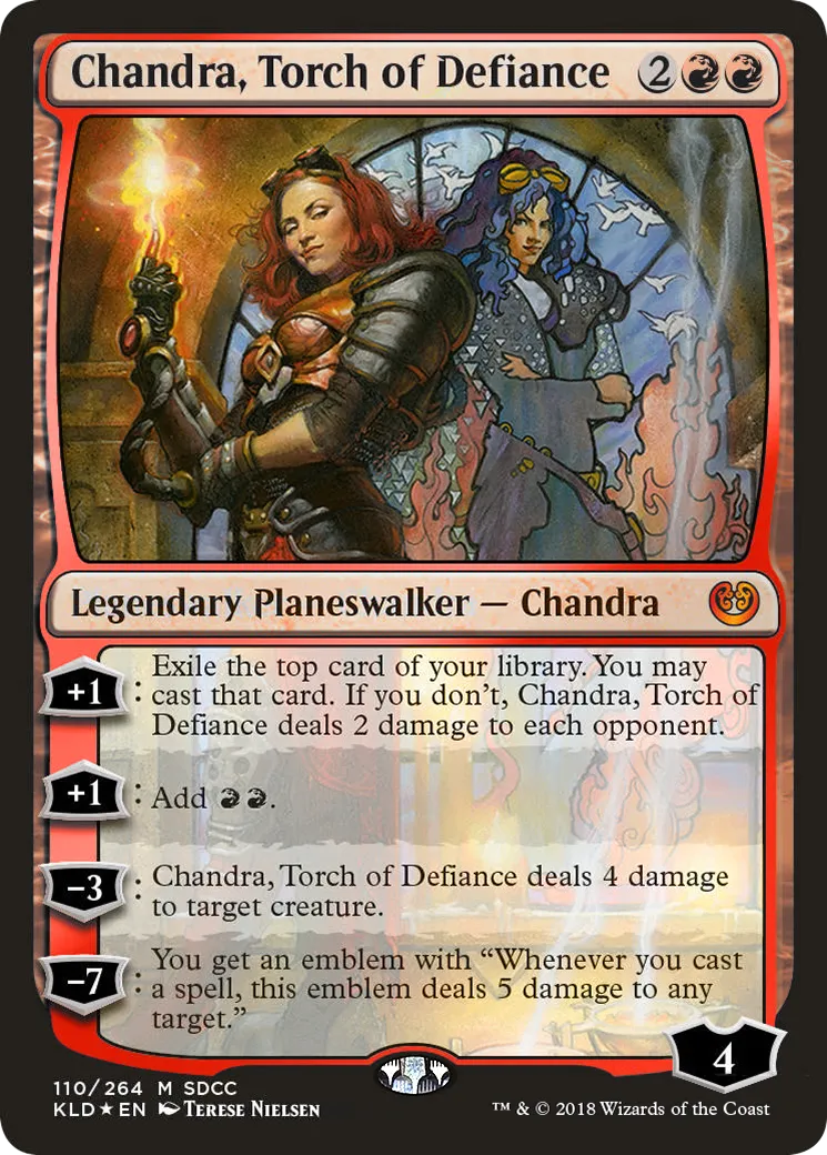 Chandra, Torch of Defiance — San Diego Comic-Con 2018 — Magic: The Gathering