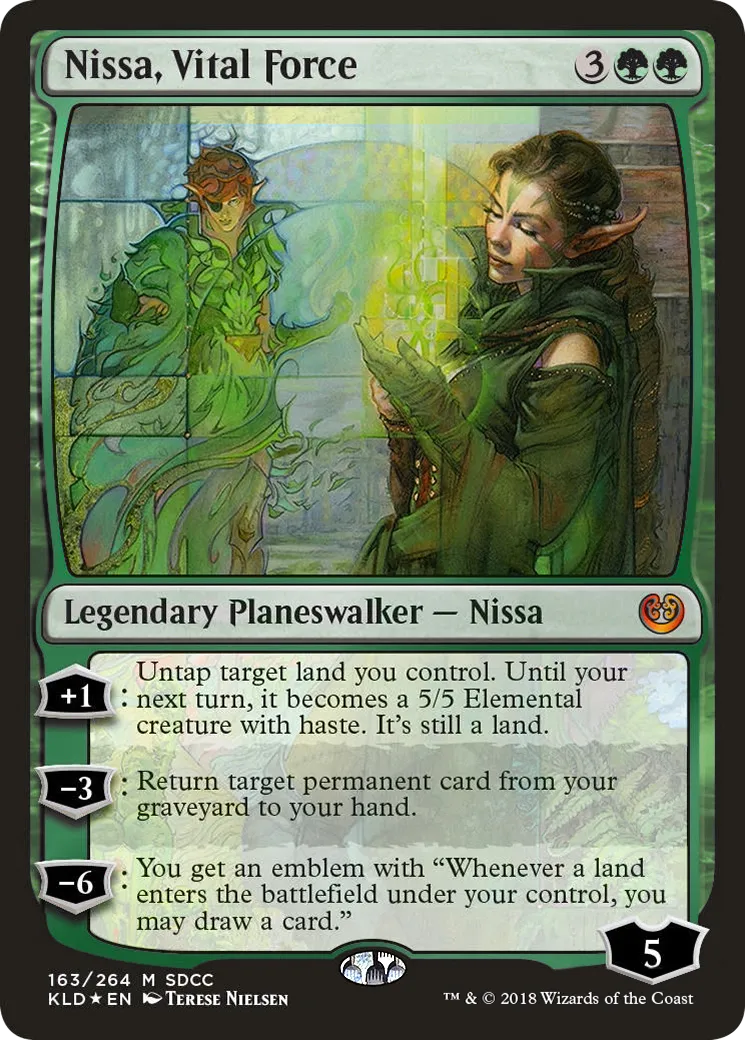 Nissa, Vital Force — San Diego Comic-Con 2018 — Magic: The Gathering