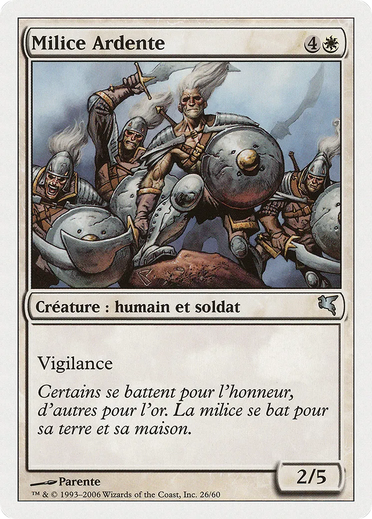 Milice ardente — Salvat 2005 — Magic: The Gathering
