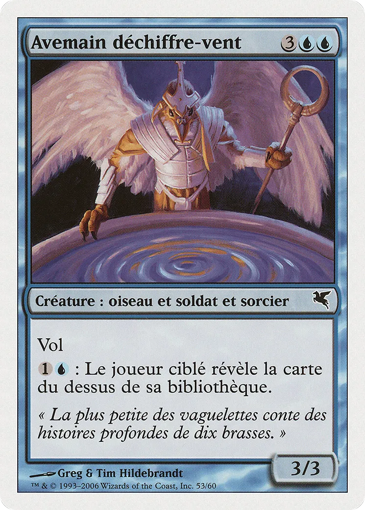 Avemain déchiffre-vent — Salvat 2005 — Magic: The Gathering