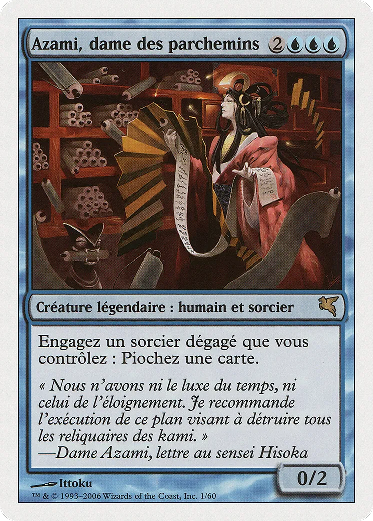 Azami, dame des parchemins — Salvat 2005 — Magic: The Gathering