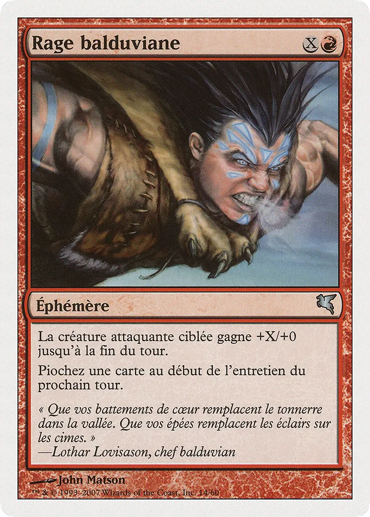 Rage balduviane — Salvat 2005 — Magic: The Gathering