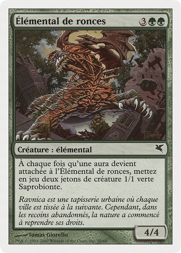 Élémental de ronces — Salvat 2005 — Magic: The Gathering