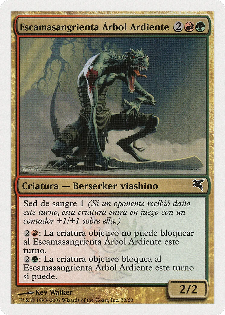 Burning-Tree Bloodscale — Salvat 2005 — Magic: The Gathering