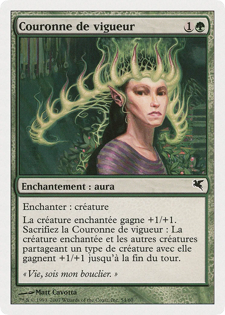 Couronne de vigueur — Salvat 2005 — Magic: The Gathering